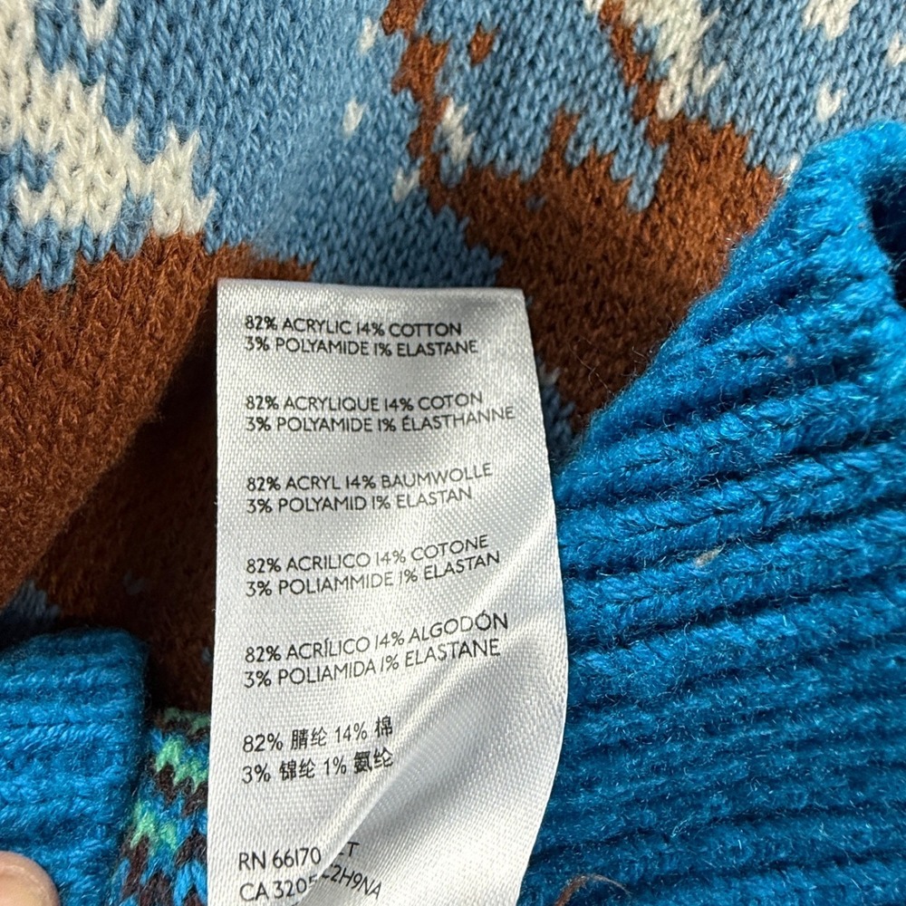 Urban Outfitters BDG Jesse Half-Zip Mountain Graphic Half-Zip Sweater, Large - Picture 12 of 12